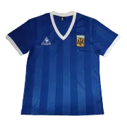 Retro 1986 Argentina Away Soccer Jersey - soccerdealshop