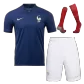 France Home Soccer Jersey Kit(Jersey+Shorts+Socks) 2022 - soccerdealshop