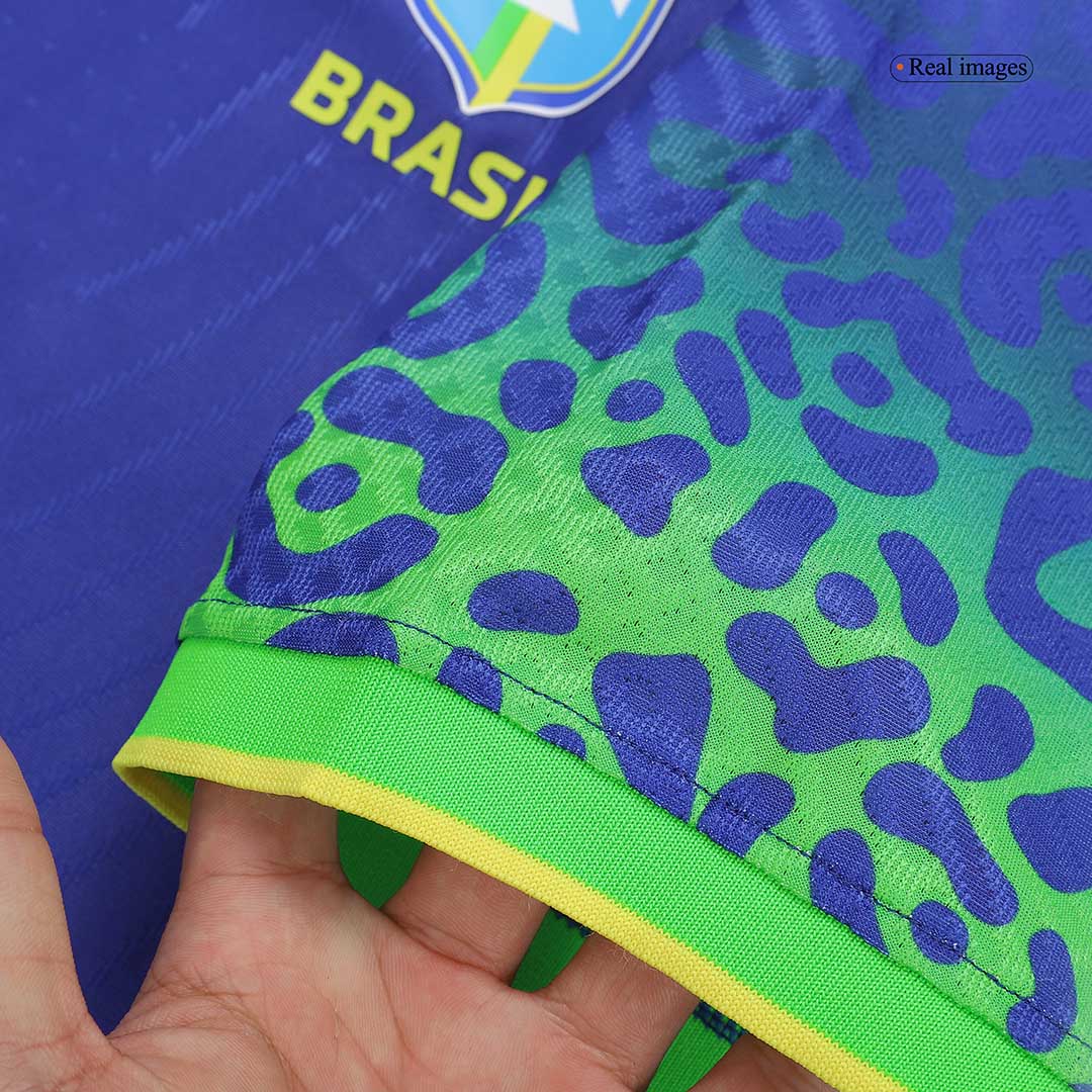 Authentic RICHARLISON #9 Brazil Away Soccer Jersey 2022 - soccerdeal