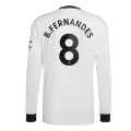B.FERNANDES #8 Manchester United Away Long Sleeve Soccer Jersey 2022/23 - soccerdealshop