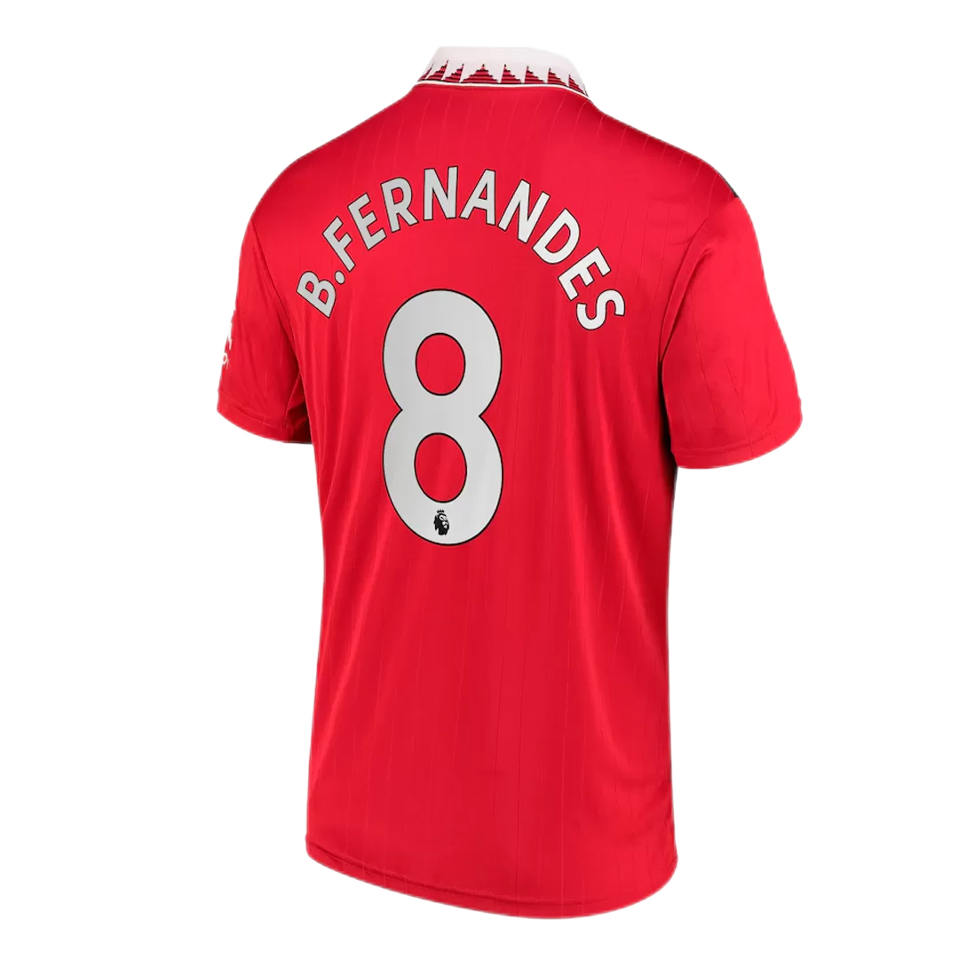 B.FERNANDES #8 Manchester United Home Soccer Jersey 2022/23