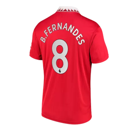 B.FERNANDES #8 Manchester United Home Soccer Jersey 2022/23 - soccerdeal