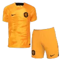 Netherlands Home Soccer Jersey Kit(Jersey+Shorts) 2022 - soccerdealshop