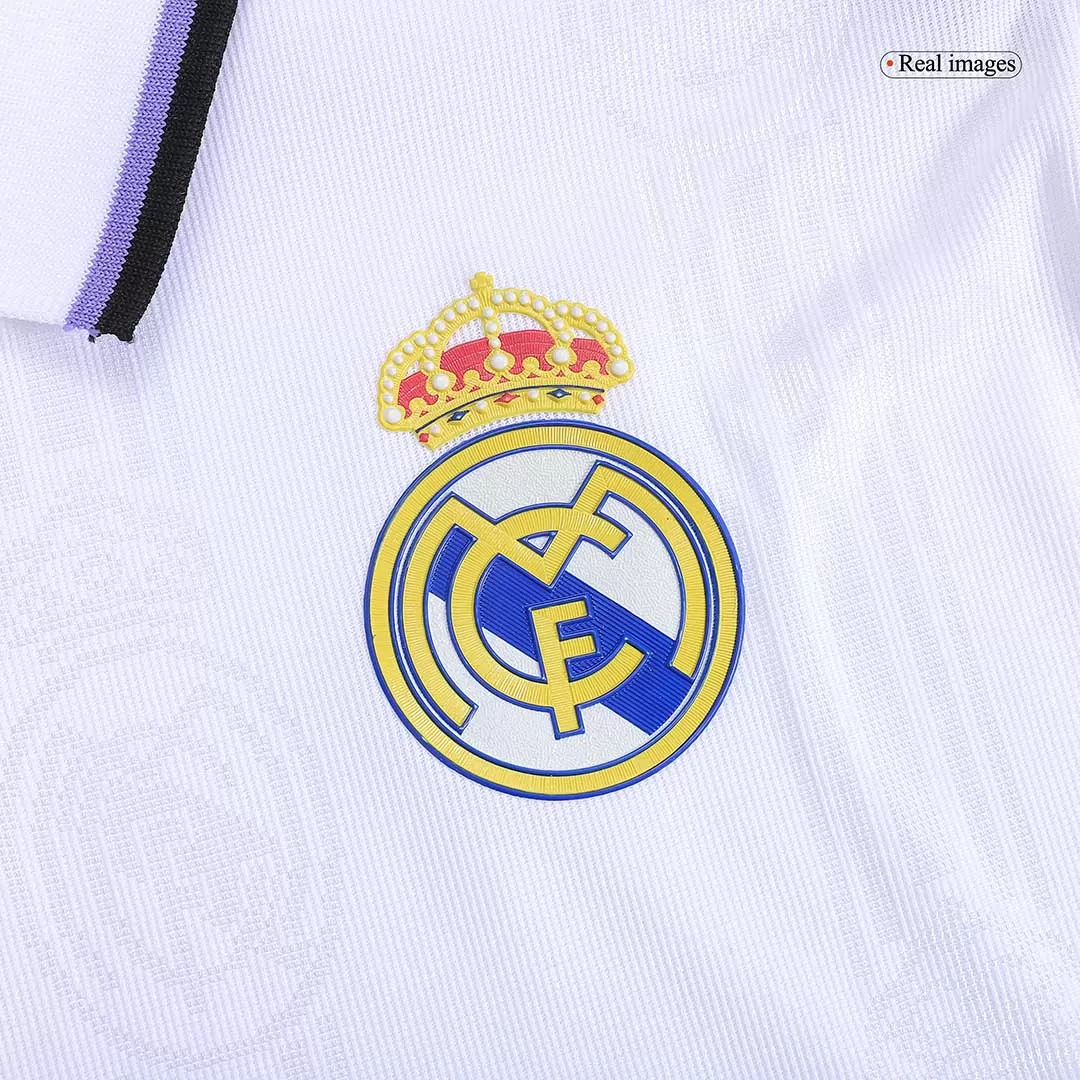 2022/23 adidas Real Madrid Long Sleeve Home Authentic Jersey - Soccer Master