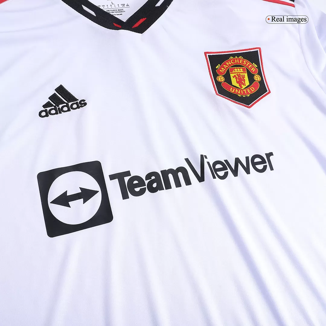 Manchester United Away Shirt 2022-23 - Long Sleeve with Ronaldo 7