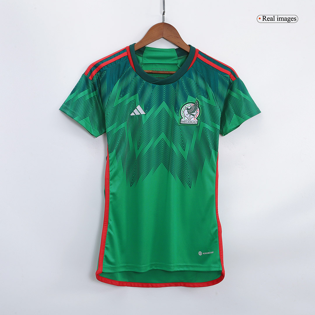 Women's E.ÁLVAREZ #4 Mexico Home Soccer Jersey 2022 - soccerdeal