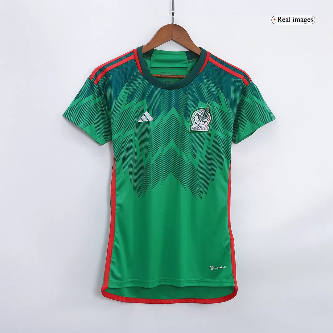 Women's H.LOZANO #22 Mexico Home Soccer Jersey 2022