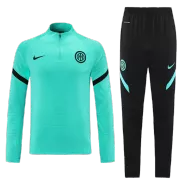 Inter Milan Zipper Sweatshirt Kit(Top+Pants) 2022/23 - soccerdealshop