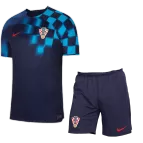 Croatia Away Soccer Jersey Kit(Jersey+Shorts) 2022 - soccerdealshop