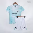 Kid's Inter Milan Away Soccer Jersey Kit(Jersey+Shorts) 2022/23 - soccerdealshop