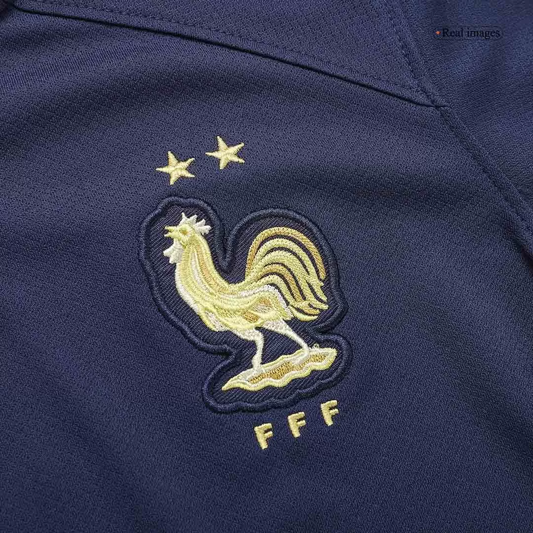 : Mbappe #10 France Home Soccer Jersey 2022/23 (Small) Dark Blue  : Clothing, Shoes & Jewelry