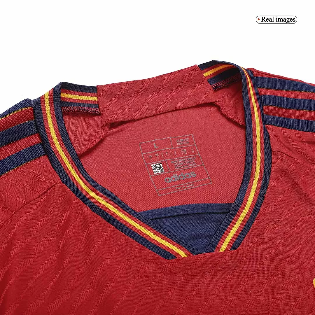 Buy 2020-2021 Spain Home Adidas Football Shirt (JORDI ALBA 18)