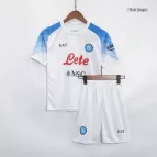 Kid's Napoli Away Soccer Jersey Kit(Jersey+Shorts) 2022/23 - soccerdealshop