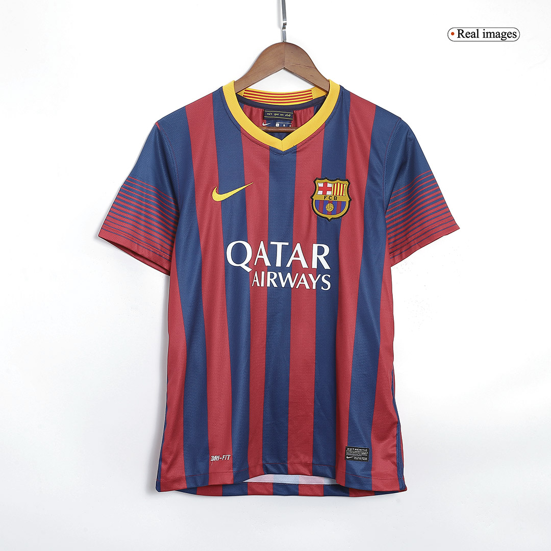 BARCELONA SPAIN 2013/2014 HOME FOOTBALL SHIRT JERSEY CAMISETA NIKE