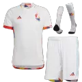 Belgium Away Soccer Jersey Kit(Jersey+Shorts+Socks) 2022 - soccerdealshop