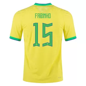 2022/23 Brazil 1:1 Quality Home Yellow Fans Jersey