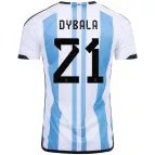 DYBALA #21 Argentina Home Soccer Jersey 2022 - soccerdealshop