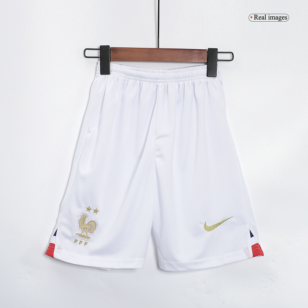 Kid's France Home Soccer Jersey Kit(Jersey+Shorts) 2022 - soccerdeal