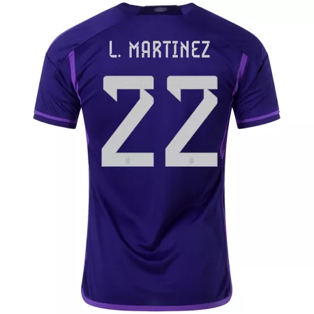 L. MARTINEZ #22 Argentina Away Soccer Jersey 2022 - Soccerdeal