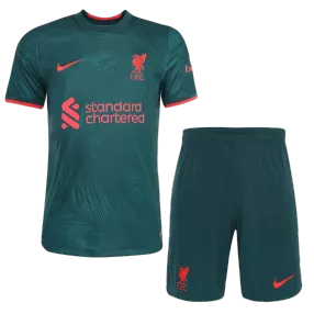 Liverpool Third Away Soccer Jersey Kit(Jersey+Shorts) 2022/23 - soccerdeal