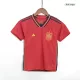 Kid's Spain Home Soccer Jersey Kit(Jersey+Shorts+Socks) 2022 - soccerdeal