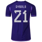 Authentic DYBALA #21 Argentina Away Soccer Jersey 2022 - soccerdealshop