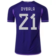 Authentic DYBALA #21 Argentina Away Soccer Jersey 2022 - soccerdealshop