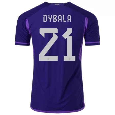 Authentic DYBALA #21 Argentina Away Soccer Jersey 2022 - soccerdeal