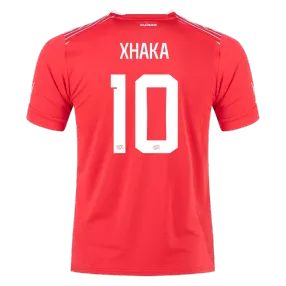 XHAKA #10 Switzerland Home Soccer Jersey 2022 - soccerdeal