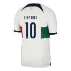 Authentic BERNARDO #10 Portugal Away Soccer Jersey 2022 - soccerdealshop