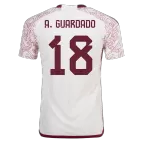 Authentic A.GUARDADO #18 Mexico Away Soccer Jersey 2022 - soccerdealshop