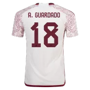 Authentic A.GUARDADO #18 Mexico Away Soccer Jersey 2022 - soccerdealshop