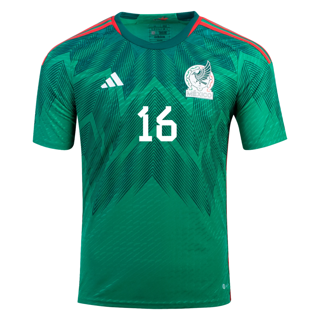 Authentic H.HERRERA #16 Mexico Home Soccer Jersey 2022 - soccerdeal