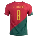 B.FERNANDES #8 Portugal Home Soccer Jersey 2022 - soccerdealshop
