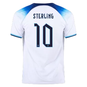STERLING #10 England Home Soccer Jersey 2022 - soccerdeal