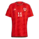 BALE #11 Wales Home Soccer Jersey 2022 - soccerdeal