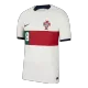 Authentic B.FERNANDES #8 Portugal Away Soccer Jersey 2022 - soccerdeal