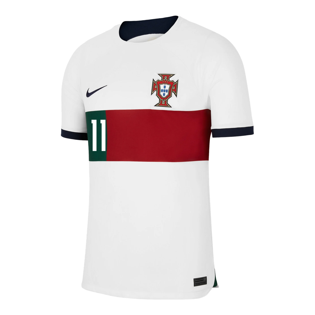JOÃO FÉLIX #11 Portugal Away Soccer Jersey 2022 - soccerdeal
