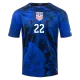 YEDLIN #22 USA Away Soccer Jersey 2022 - soccerdeal