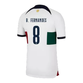B.FERNANDES #8 Portugal Away Soccer Jersey 2022 - soccerdeal