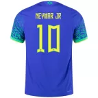 Authentic NEYMAR JR #10 Brazil Away Soccer Jersey 2022 - soccerdealshop