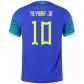 Authentic NEYMAR JR #10 Brazil Away Soccer Jersey 2022 - soccerdealshop