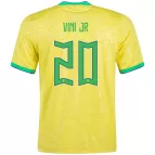 VINI JR #20 Brazil Home Soccer Jersey 2022 - soccerdealshop