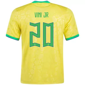 VINI JR #20 Brazil Home Soccer Jersey 2022 - soccerdeal