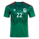 H.LOZANO #22 Mexico Home Soccer Jersey 2022 - soccerdeal