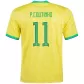 P.Coutinho #11 Brazil Home Soccer Jersey 2022 - soccerdealshop