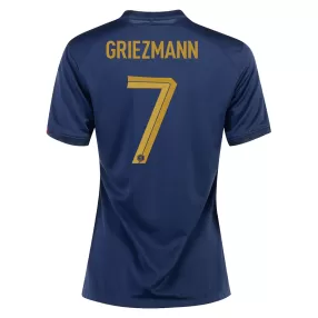 New France Away Soccer Jersey World Cup 2022 Men Adult Mbappe #10 Benzema #19