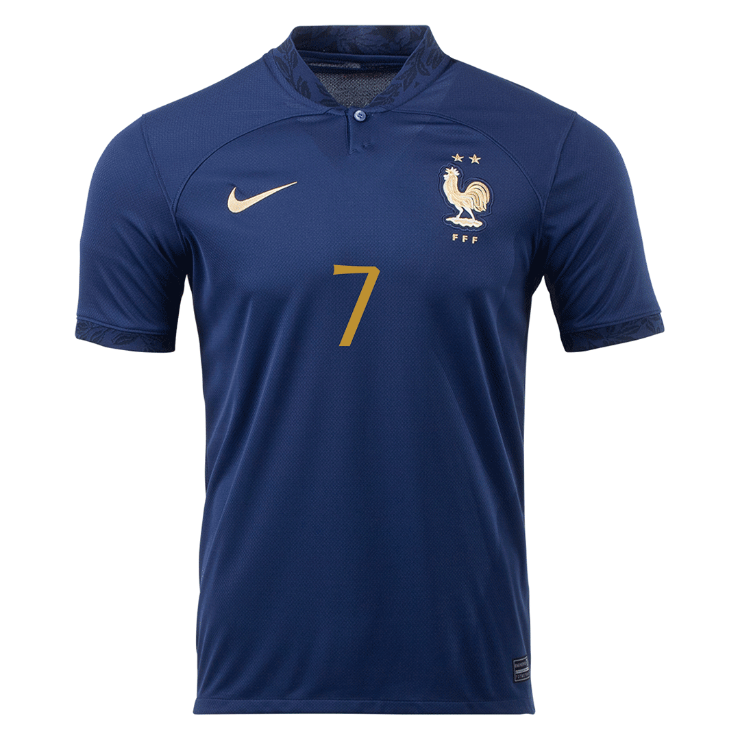 GRIEZMANN #7 France Home Soccer Jersey 2022 - soccerdeal