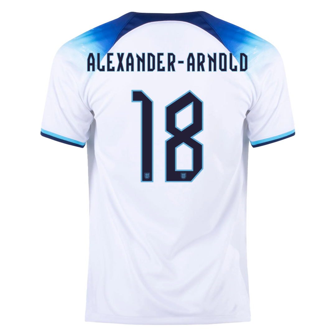 ALEXANDER-ARNOLD #18 England Home Soccer Jersey 2022 - soccerdeal