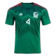 E.ÁLVAREZ #4 Mexico Home Soccer Jersey 2022 - soccerdeal